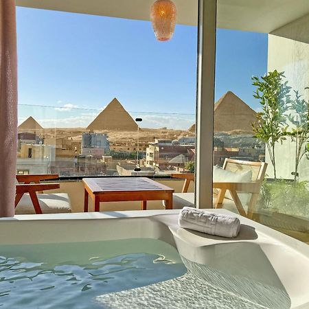 Galaxy Pyramids View Inn Kafrat al Jabal Экстерьер фото