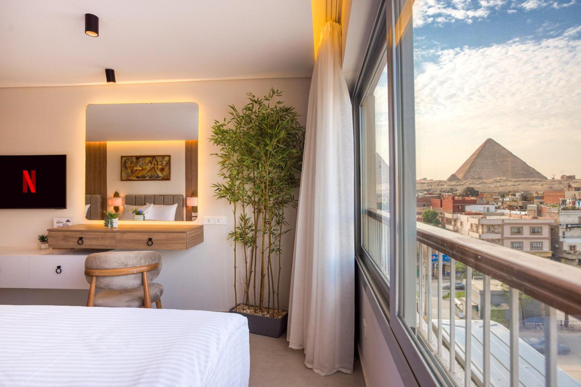Galaxy Pyramids View Inn Kafrat al Jabal Экстерьер фото