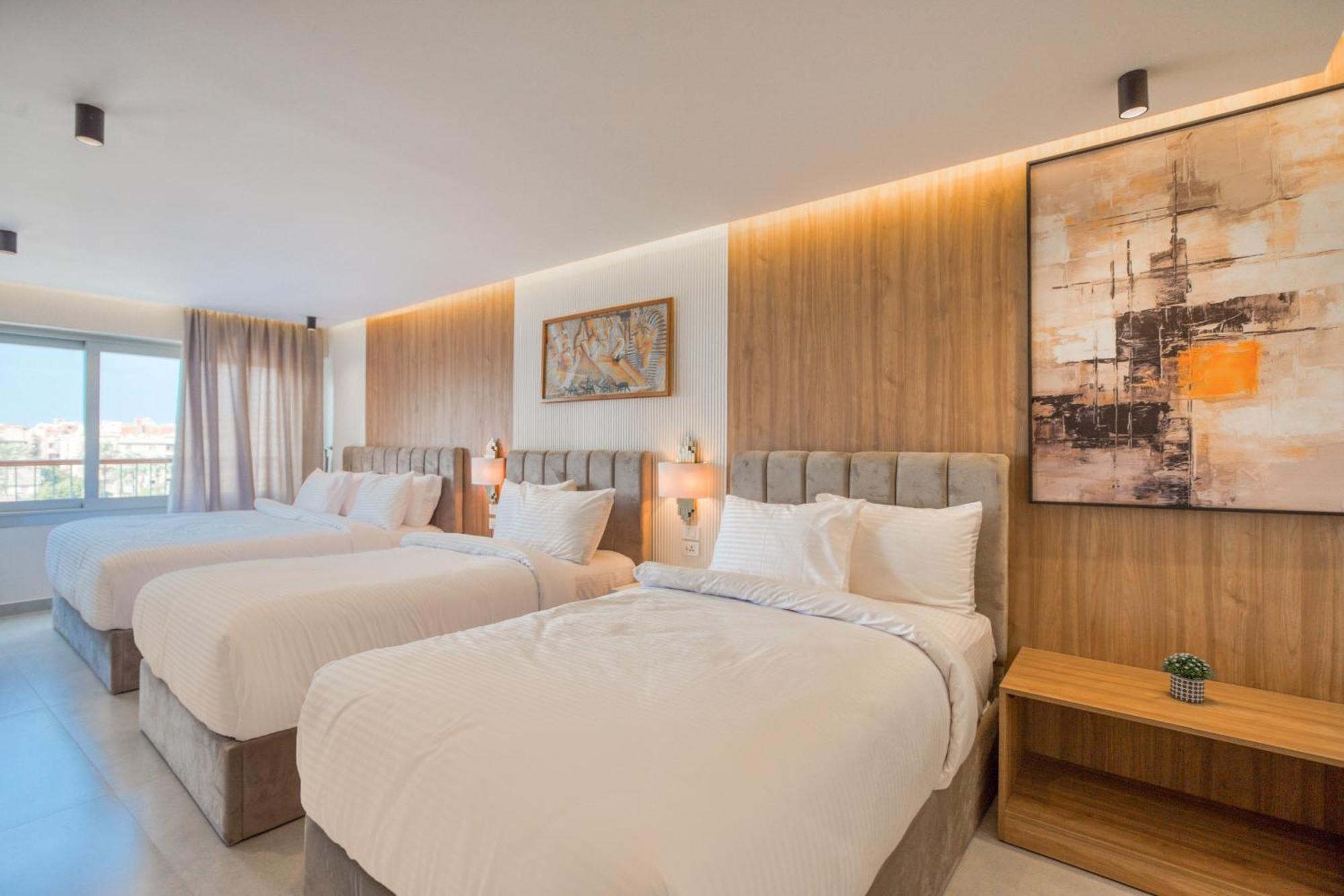 Galaxy Pyramids View Inn Kafrat al Jabal Экстерьер фото