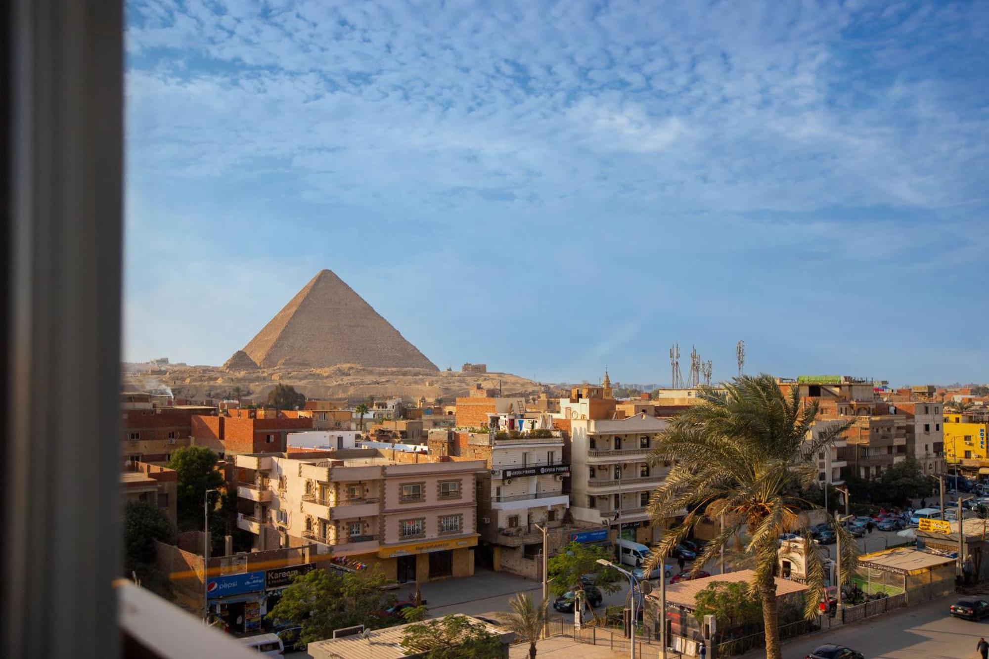 Galaxy Pyramids View Inn Kafrat al Jabal Экстерьер фото