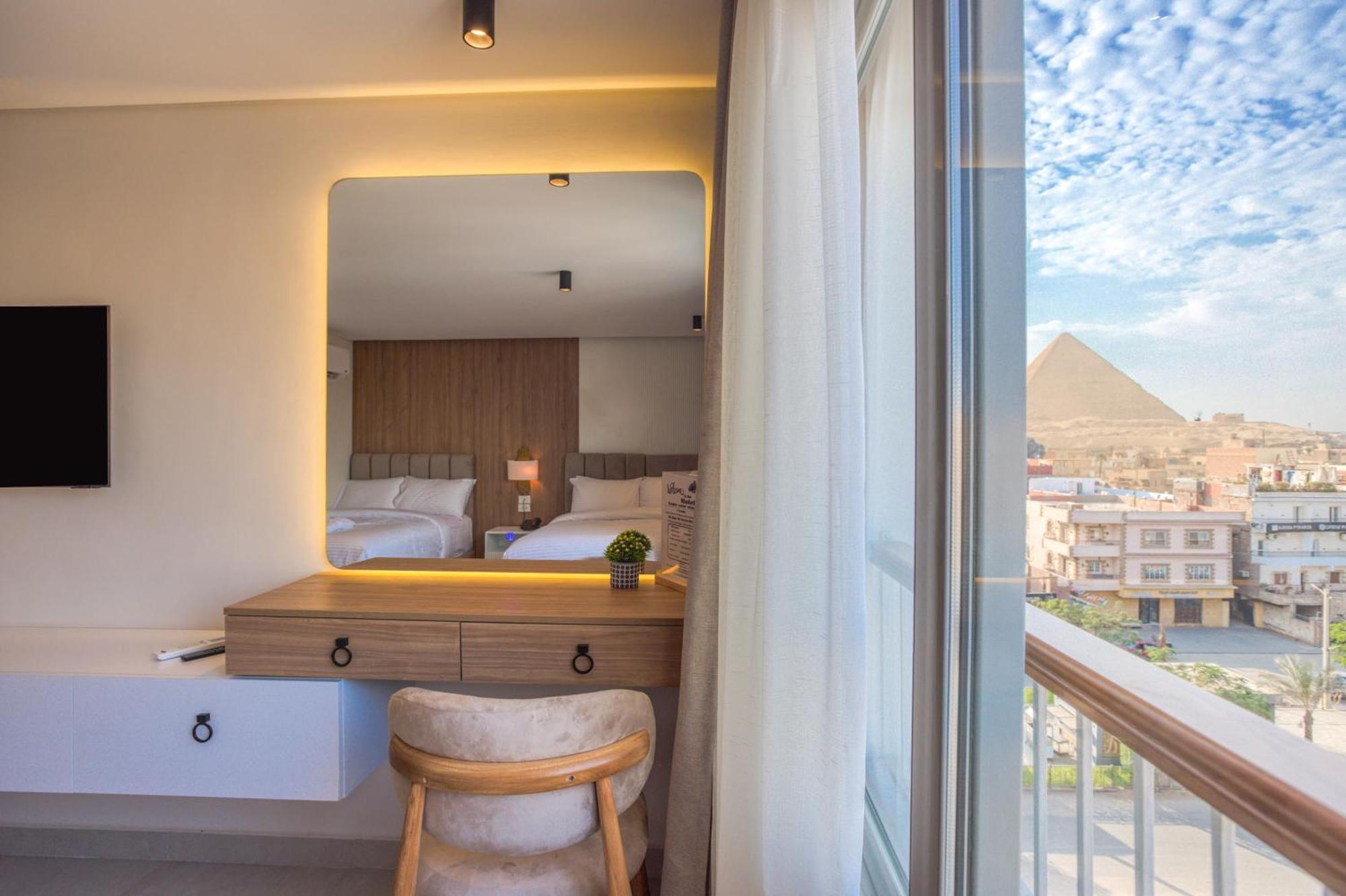 Galaxy Pyramids View Inn Kafrat al Jabal Экстерьер фото