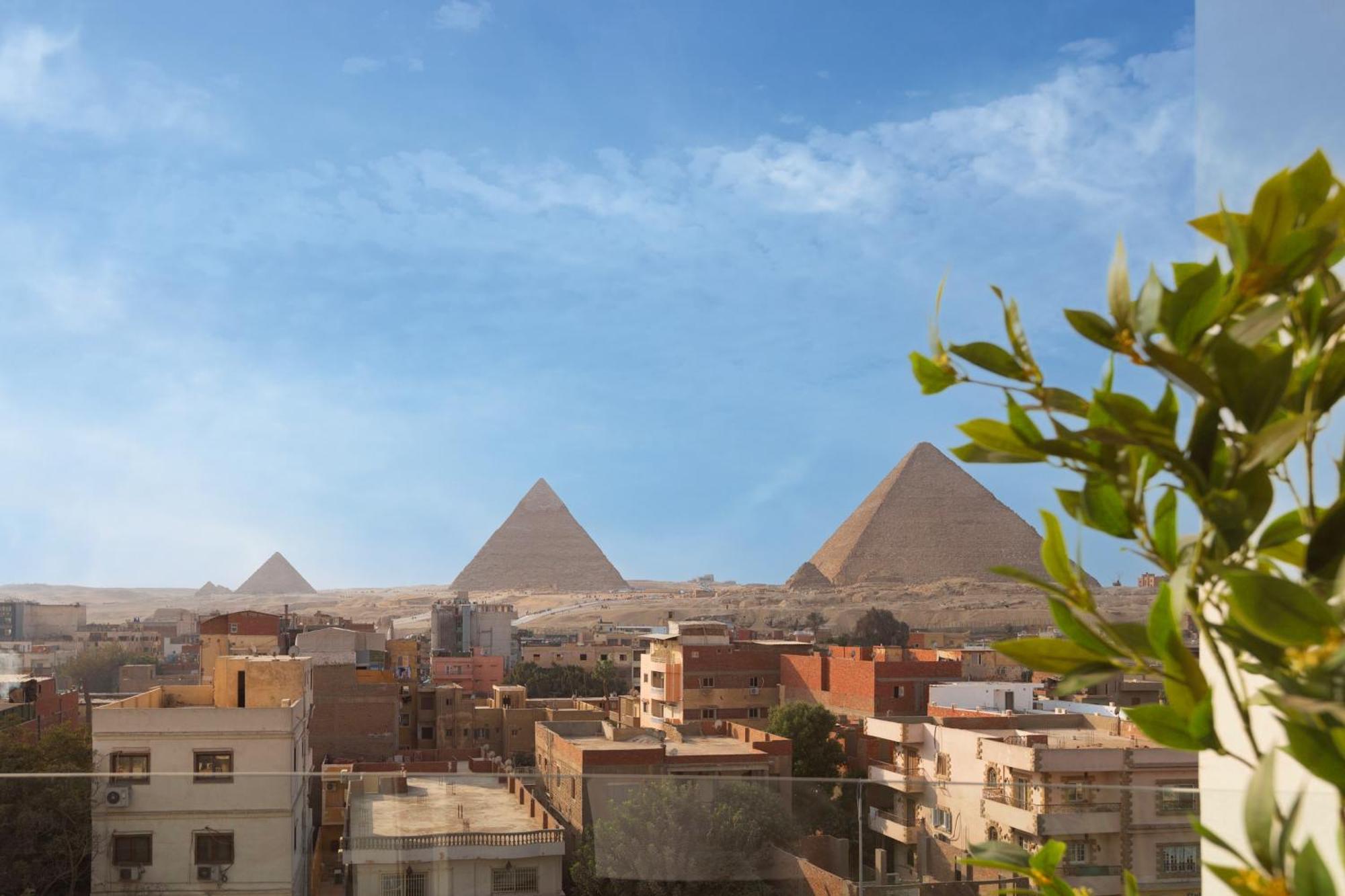 Galaxy Pyramids View Inn Kafrat al Jabal Экстерьер фото