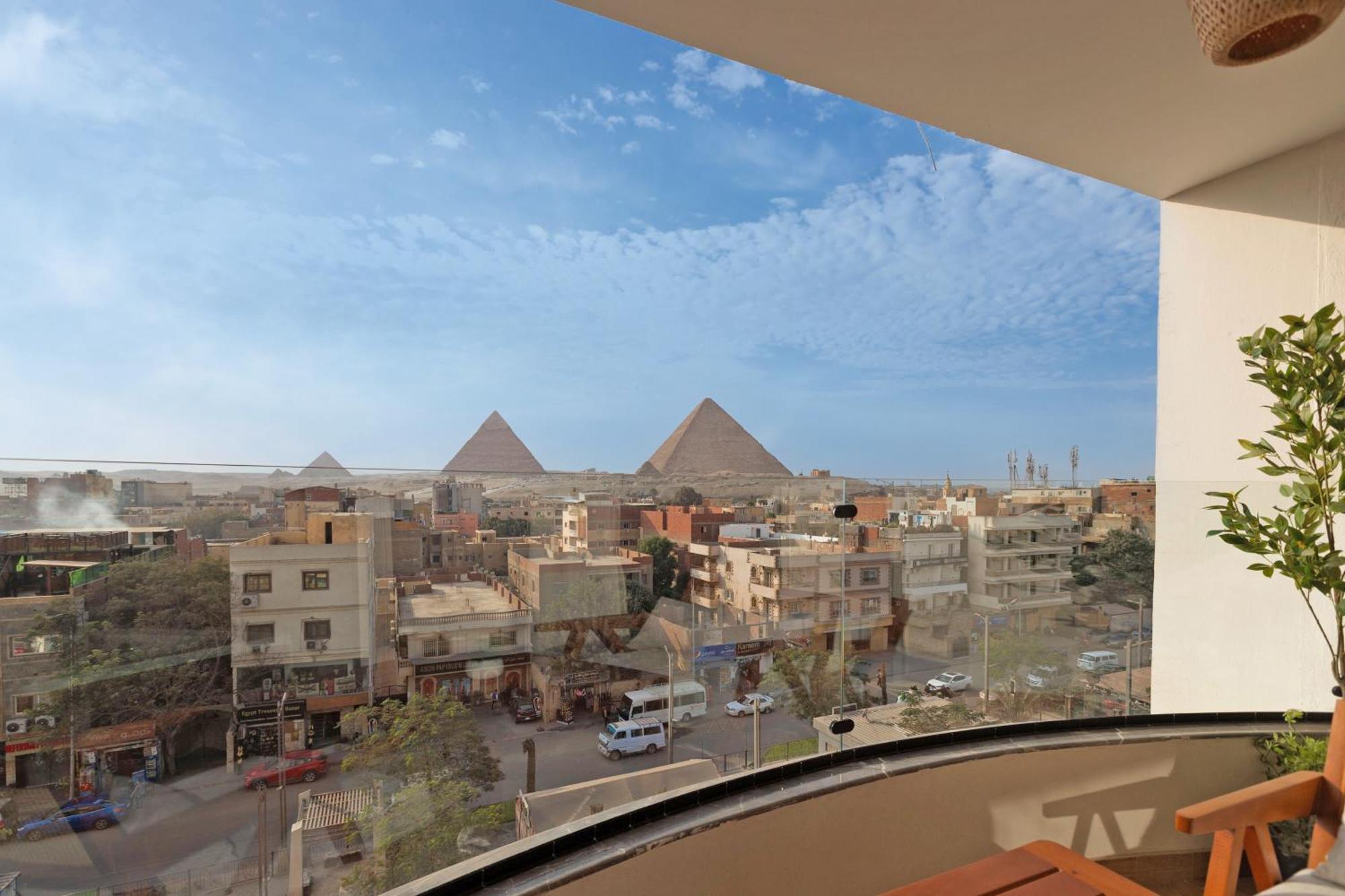 Galaxy Pyramids View Inn Kafrat al Jabal Экстерьер фото